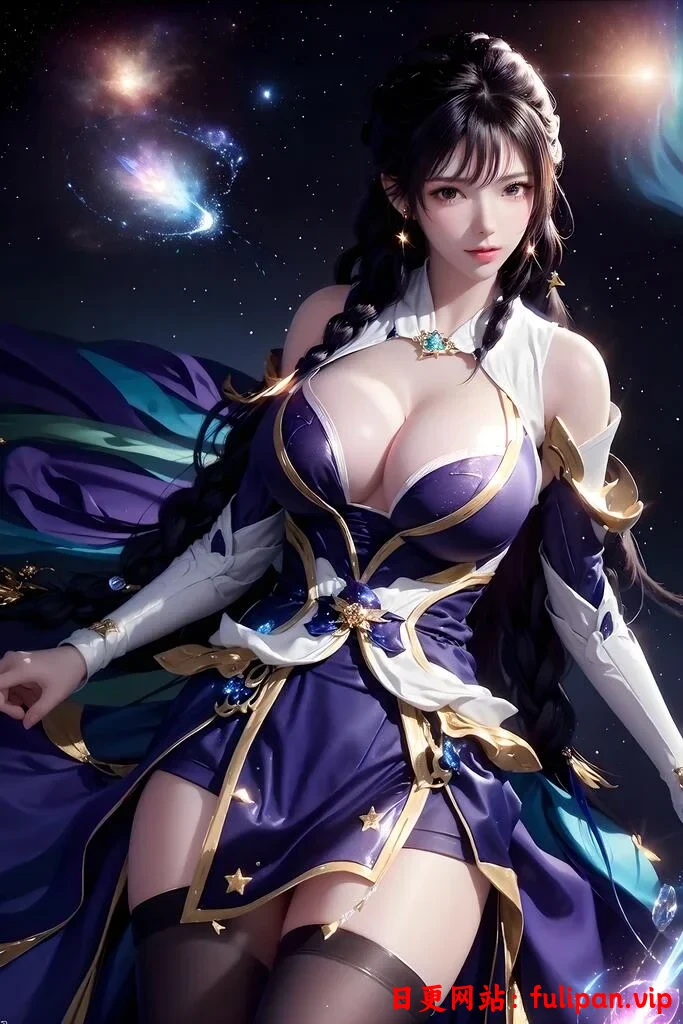 AI绘画 星空少女_唯美图集 60P 【556M】