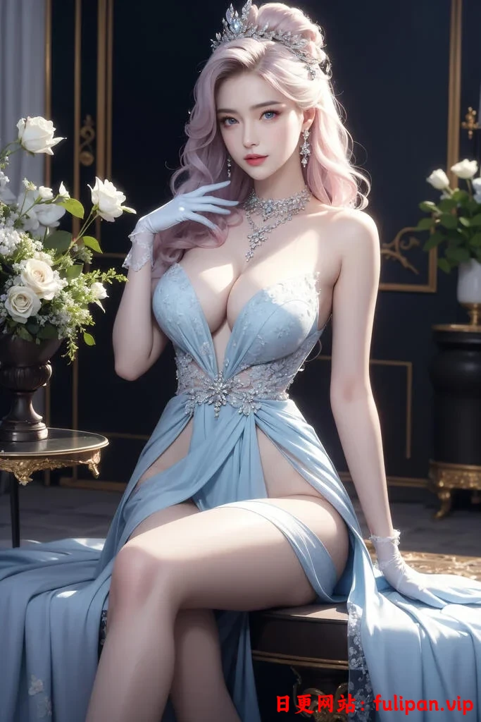 AI绘画 华丽的外出_公主裙 47P 【90M】