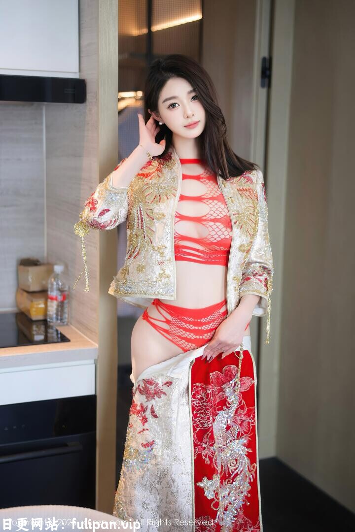 秀人网 Candy糖糖 新婚秀禾服 红色蕾丝情趣内衣[89P 887M]