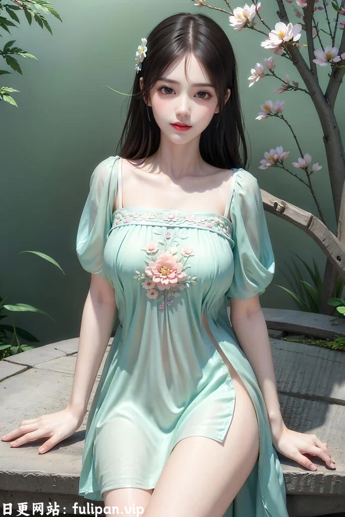 AI绘画 韩服长裙 44P 【113M】