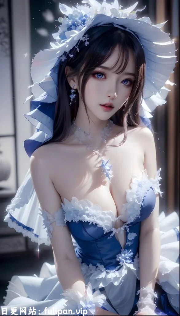 AI绘画 无肩带连衣裙 49P 【192M】
