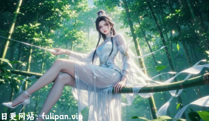 6.23迅雷.陆雪琪-竹林-40张